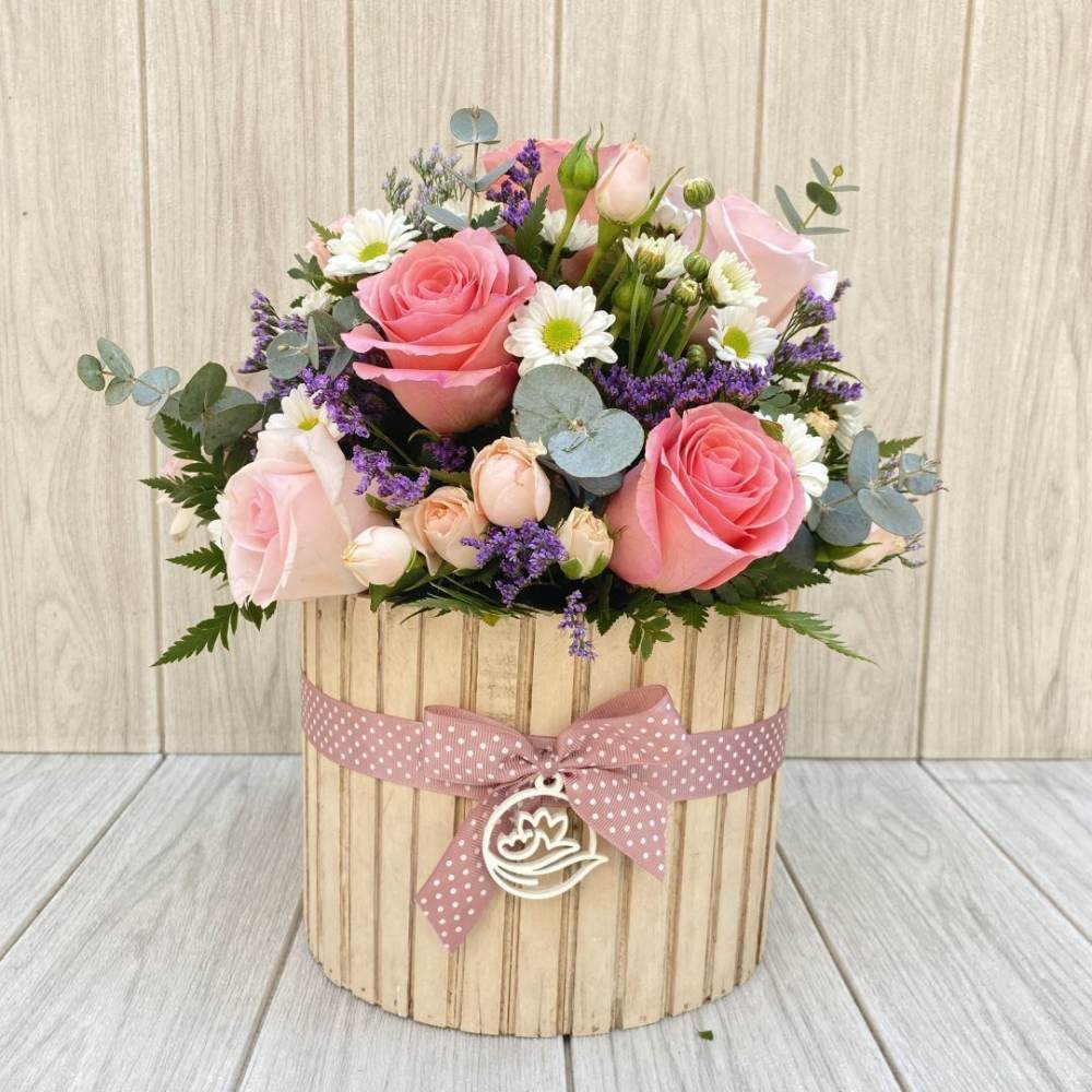 CAJA BEIGE TONOS PASTELES